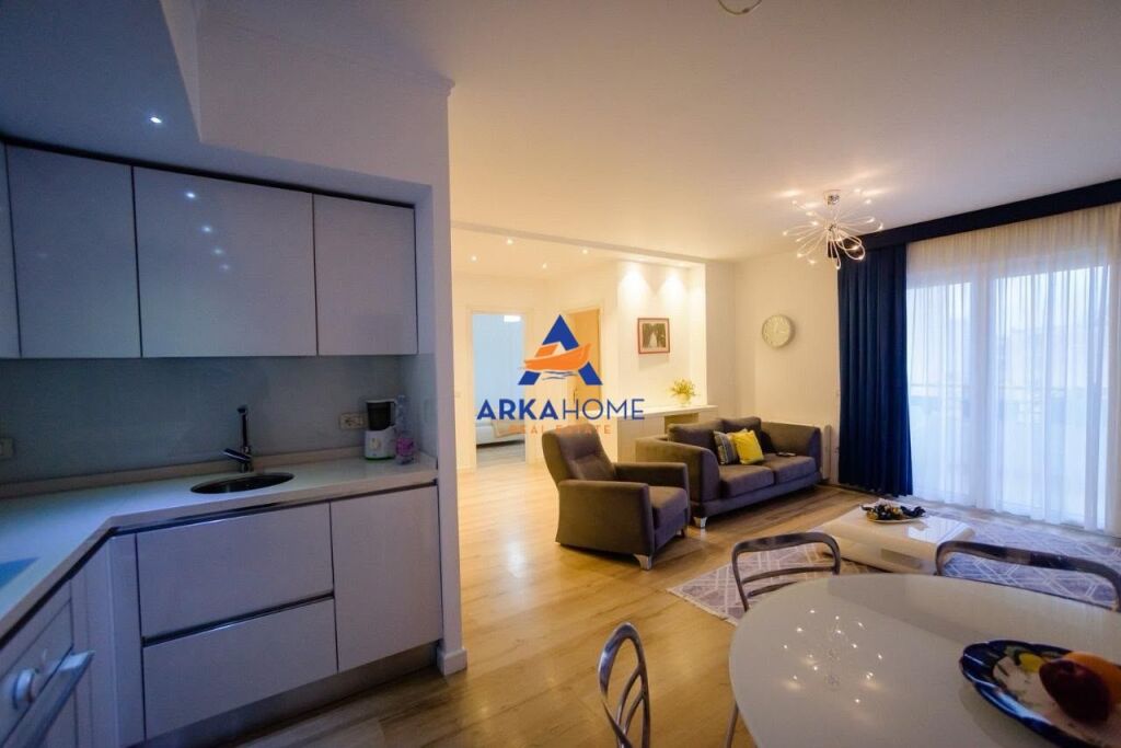 FOR RENT MODERN APARTMENT 2+1+2 BALCONIES "VLLAZËN HUTA STREET, NEAR THE MINISTRY OF FOREIGN AFFAIRS" 900 EURO