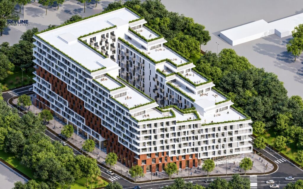 SHITET APARTAMENT 2+1 ME VERANDË SPEKTAKOLARE – MEI’S GARDEN, FUSHA E AVIACIONIT