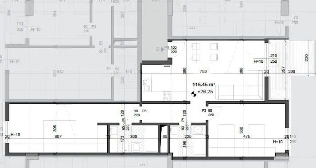 Shitet apartament 2+1+2 Meis Ish Fusha e Aviacionit