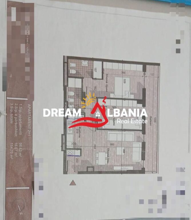 Shitet apartament 2+1 tek Univers City, Tirane (ID 41212259) f