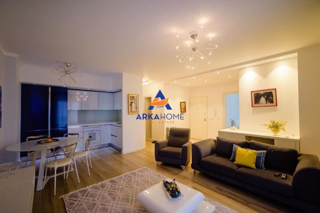 FOR RENT MODERN APARTMENT 2+1+2 BALCONIES "VLLAZËN HUTA STREET, NEAR THE MINISTRY OF FOREIGN AFFAIRS" 900 EURO