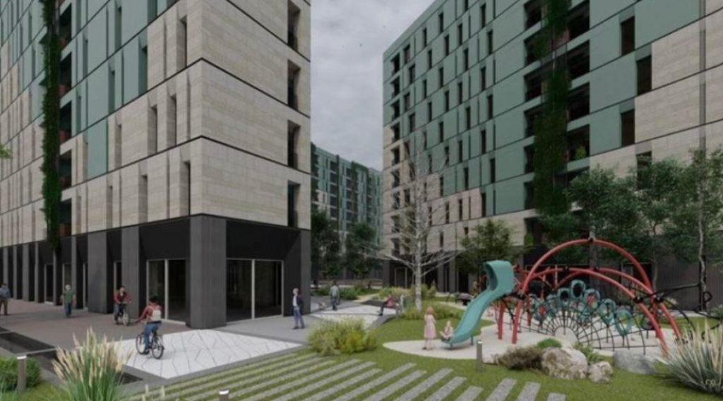 Apartment 2+1 + 2 bathrooms for sale Riverside residence, former park