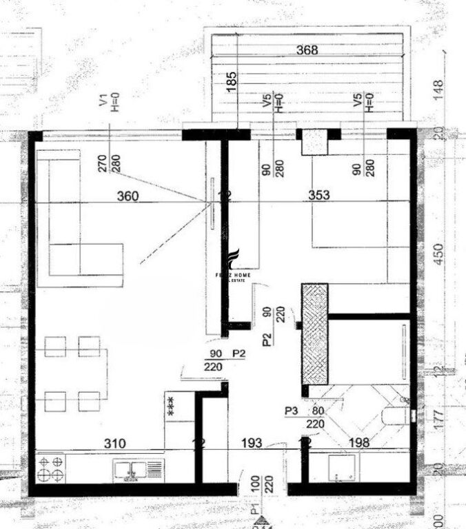VENDESI APPARTAMENTO 1+1 ZOGU I ZI 216.500 EURO FH-79659