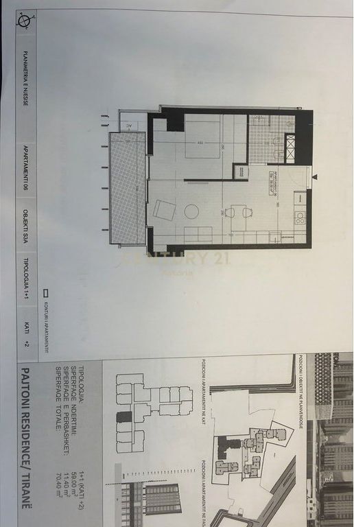 Appartamento 1+1 in vendita al Pajtoni Center. Pagamento a rate!