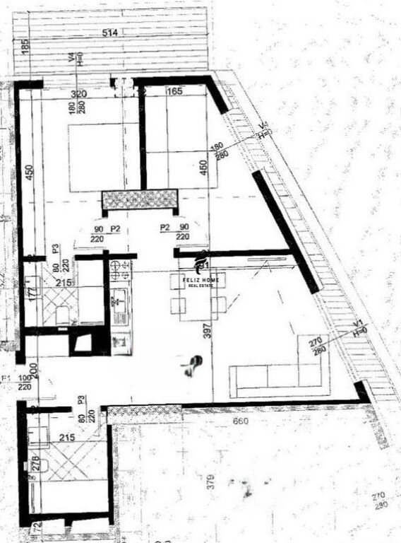 VENDESI APPARTAMENTO 2+1 ZOGU I ZI 321.500 EURO FH-79621
