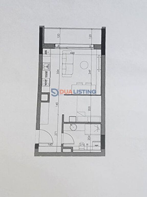 STUDIO APARTMENT FOR SALE RESIDENCA NORTH, PASKUQAN