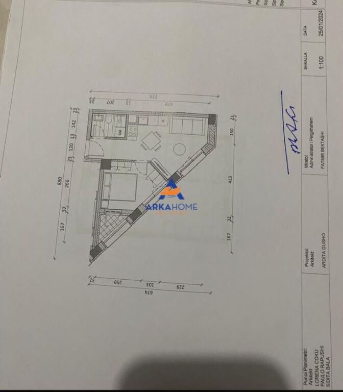 VENDESI APPARTAMENTO 1+1 "KADIU, ALI DEMI" 86400 EURO