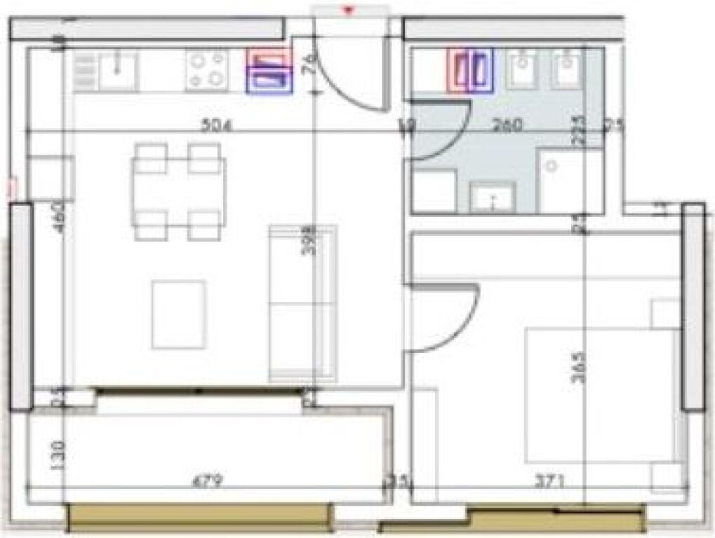 🏢Pazari i Ri, AFA TOWER apartment 1+1 for sale, 275,000Euro