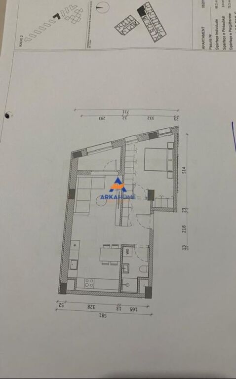 VENDESI APPARTAMENTO 1+1 "KADIU, ALI DEMI" 169600 EURO