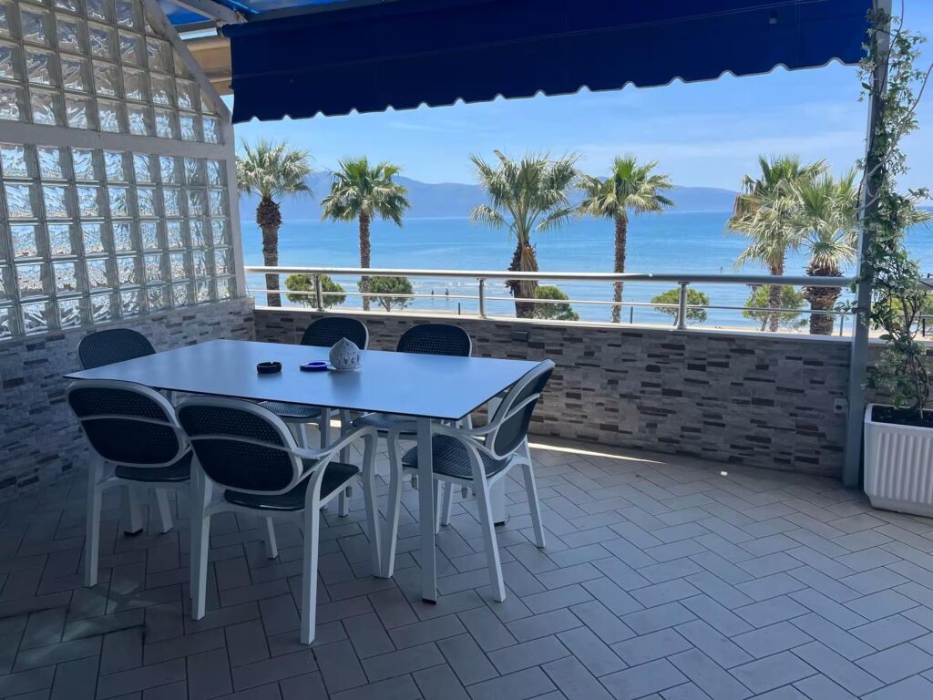 We have full Sea View three bedroom Apartment for long term rent  •📍 Lungomare Vlore