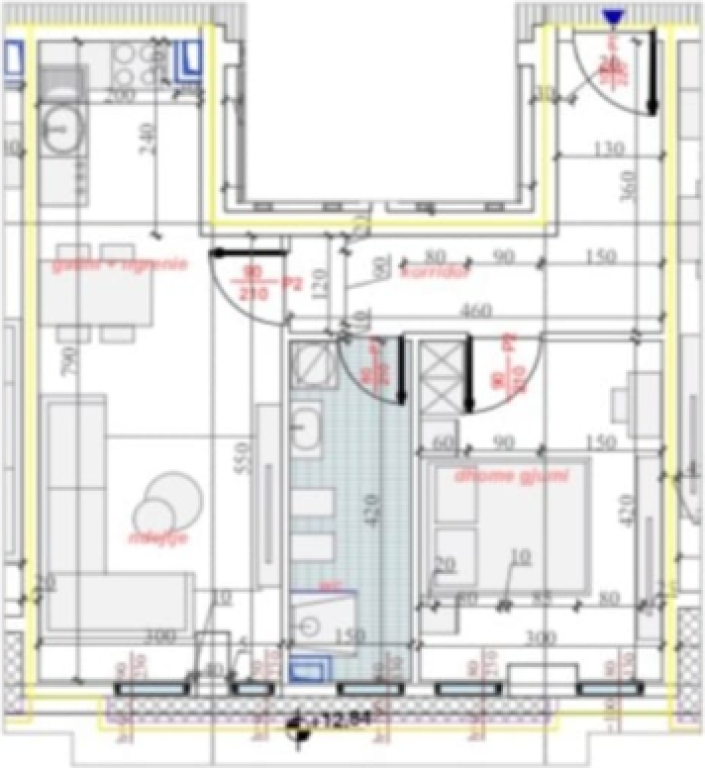 VENDESI APPARTAMENTO 1+1 – PHOENIX RESIDENCE, YZBERISHT