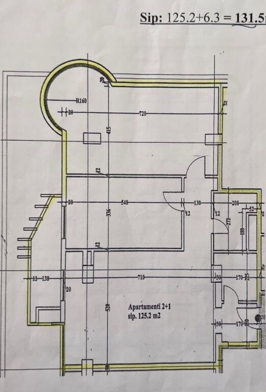 2+1 Apartment For Sale, Sea View, in Vollga, 27th floor, Durres