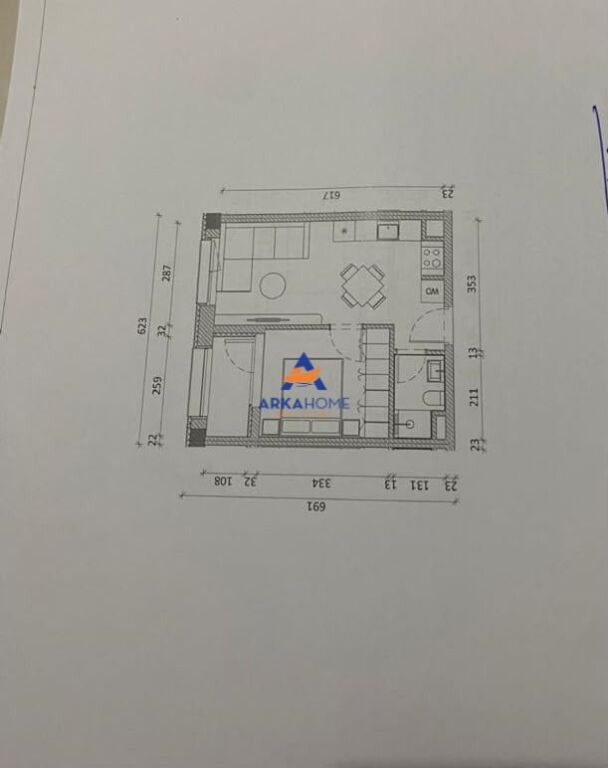 VENDESI APPARTAMENTO 1+1 "KADIU, ALI DEMI" 79800 EURO