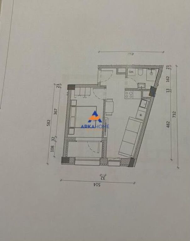 VENDESI APPARTAMENTO 1+1 "KADIU, ALI DEM" 65900 EURO