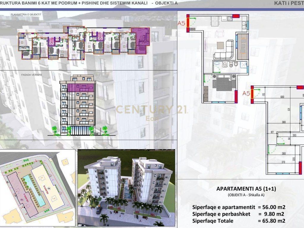 Appartamento 1+1 In Vendita Presso Paja Residence a Malin e Robit !
