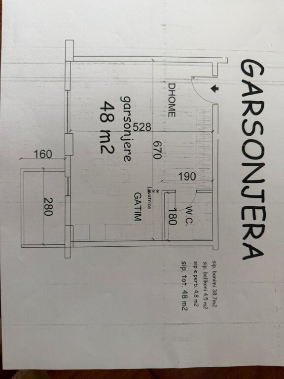 Apartment for sale Vlore 48m2