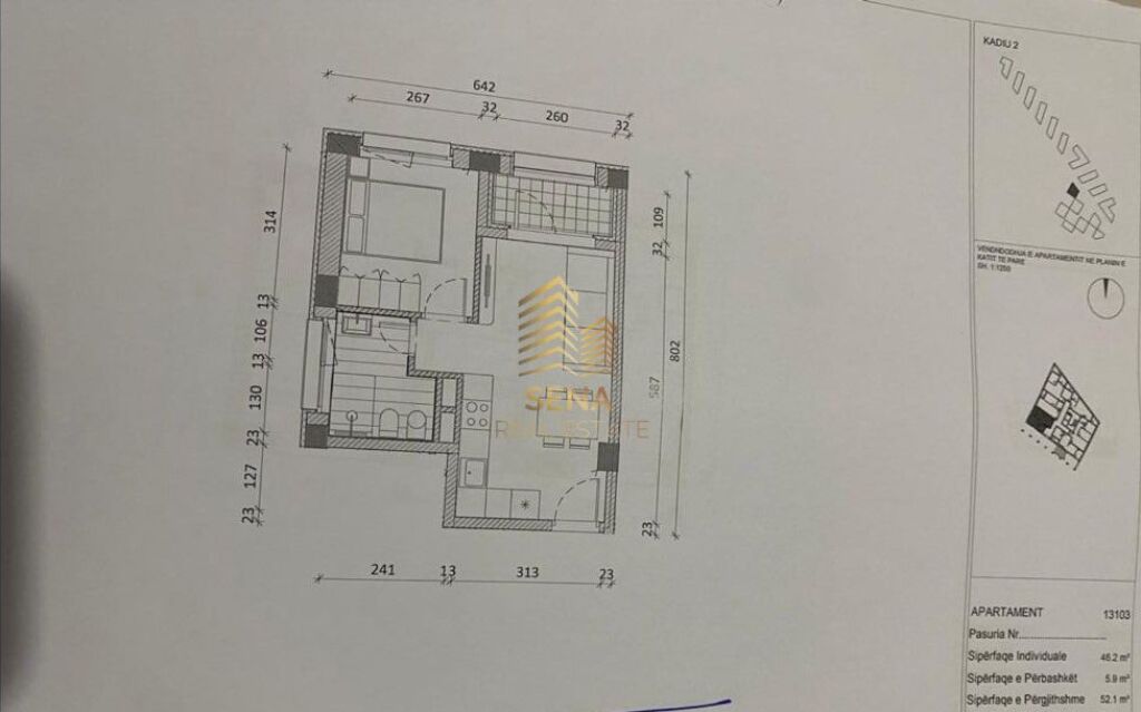 For sale, Opportunity Apartment 1+1+Blk, Ali Demi- Kadiu Residence, 83,300 Euro
