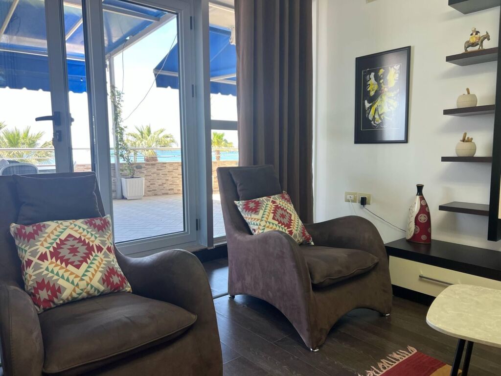 We have full Sea View three bedroom Apartment for long term rent  •📍 Lungomare Vlore