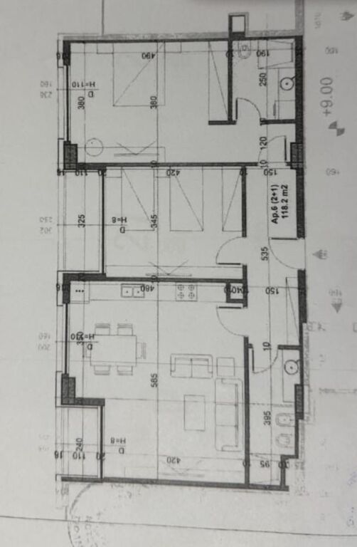 Shitet Apartament 2+1+2 Bulevardi i Ri !
