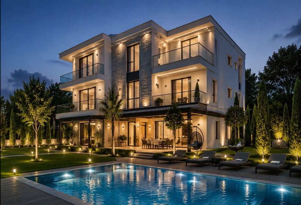 VILLA DI LUSSO IN AFFITTO CON PISCINA – Mjull Bathore VICINO A TEG