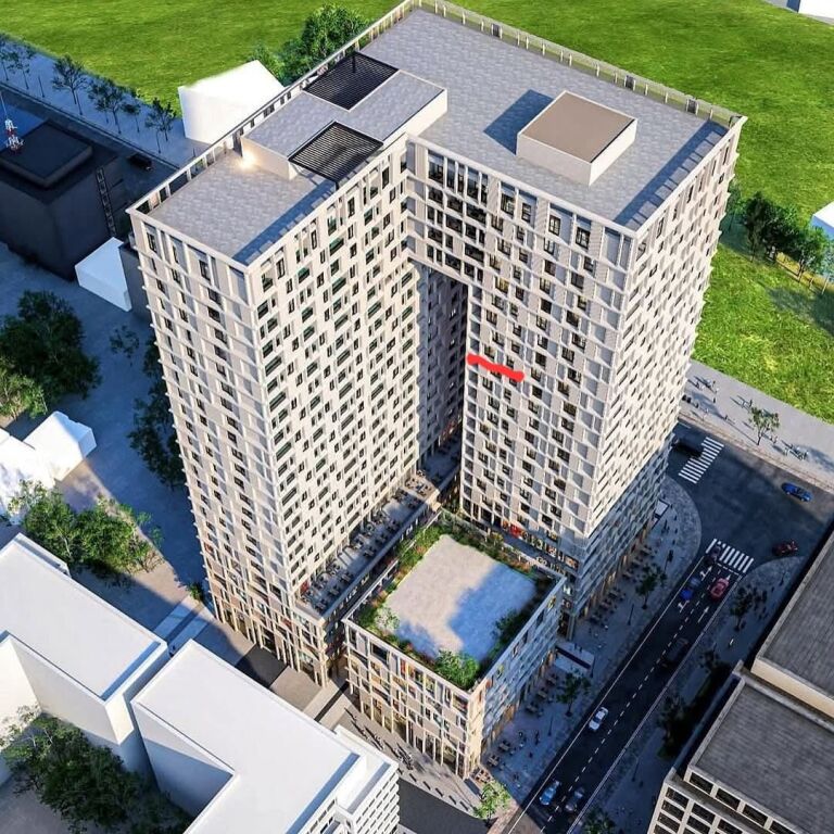 💥 IN VENDITA: Appartamento 1+1 + 1 Bagno 🚾 + 1 Balcone (79,7 m²) 📍"United Towers of Tirana" – Complesso Dinamo / Zona Lago Artificiale | 24° Piano | Prezzo: €207.000 🔥