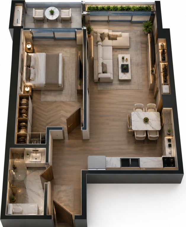 ✨ Apartment 1+1 for sale 📍Lion Park 2, Dritan Hoxha Street
