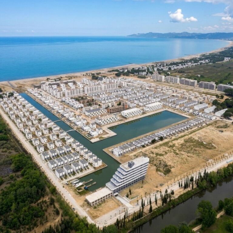 🏡 Duplex 2+1 with Yard & Parking – Turquoise Marina, Gjiri i Lalzit (Hamallaj) 🌊✨