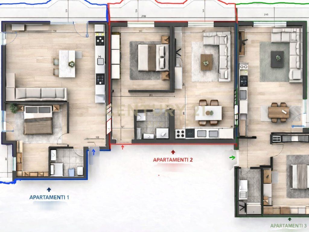 Occasione a Brryli. APPARTAMENTO 236 m2 IN VENDITA (1450 euro/m2: veranda 725 euro/m2)
