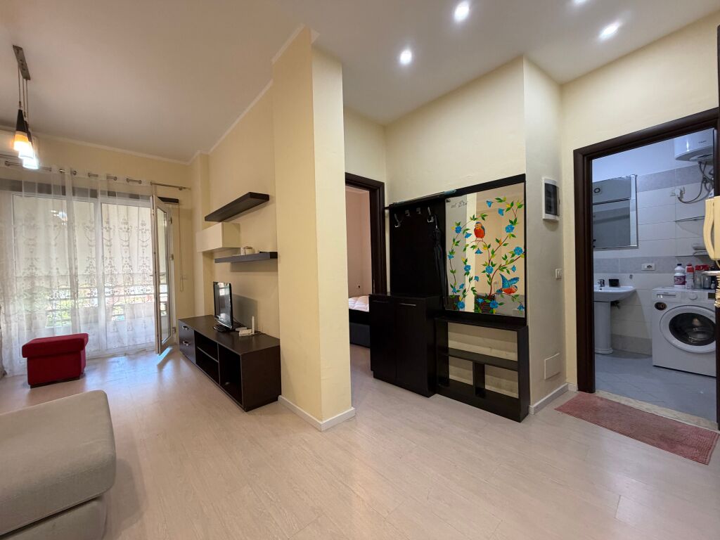 For RENT (57,500 leke/month) apartment 1+1+PARKING, Residence "Kodra e Diellit 1"