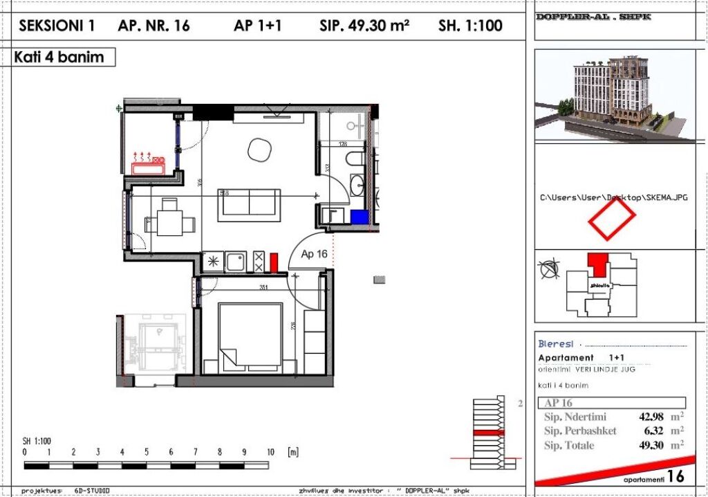 🏡 VENDESI APPARTAMENTI 1+1 Di fronte alla Birra di Tirana, Via Kavaja🏡