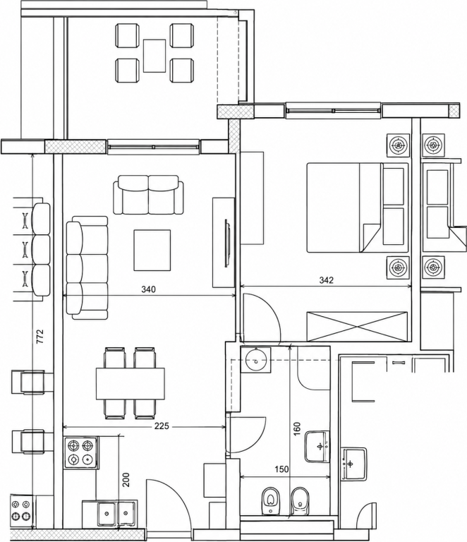 🏖️ Apartment 1+1 for Sale 📍Golem, Near Fafa Resort