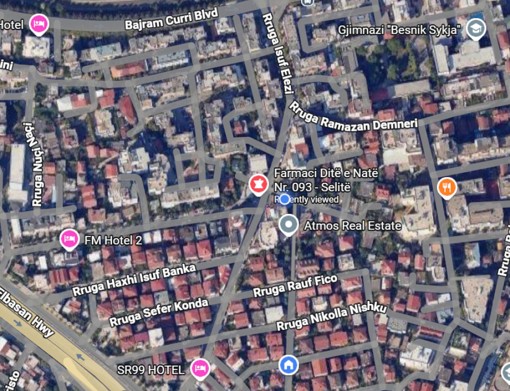 AMBJENT ME QIRA ,Rruga Isuf Elezi, Stacioni i fundit Tiranes se re