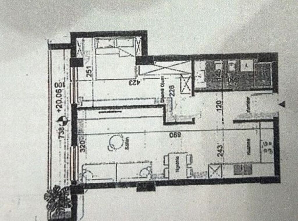 SHITET APARTAMENT 1+1,Kompleksi Unico Rruga Nikolla Tupe