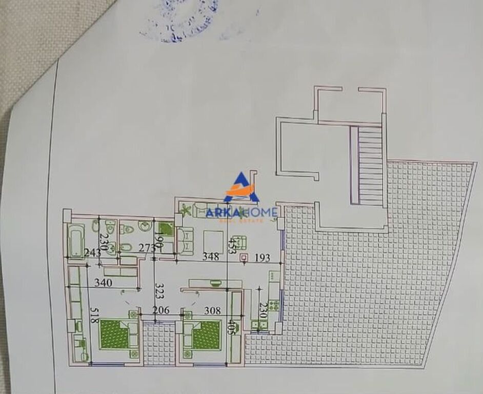 SHITET APARTAMENT 2+1+VERANDË "ASTIR , PALLATET FRATARI" 170.000 EURO