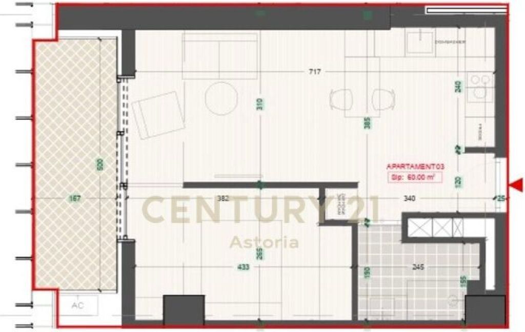 Shitet Apartament 1+1 te Pajtoni Residence 113,600 €
