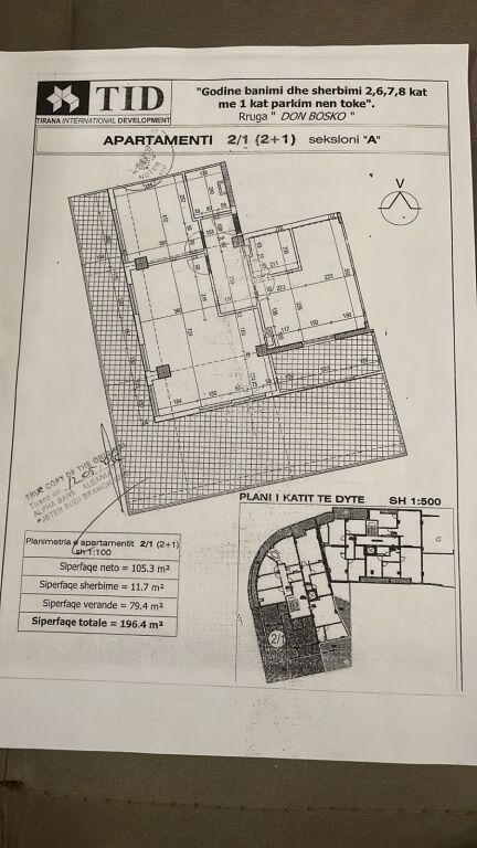 ● For Rent: OFFICE 197 m² with 2 🚾📍DON BOSCO (Opposite the Catholic Church) ⛪️ 2nd Floor, Divided into 7 Workspaces + Storage | Price: 800€ NET/Month 🔥