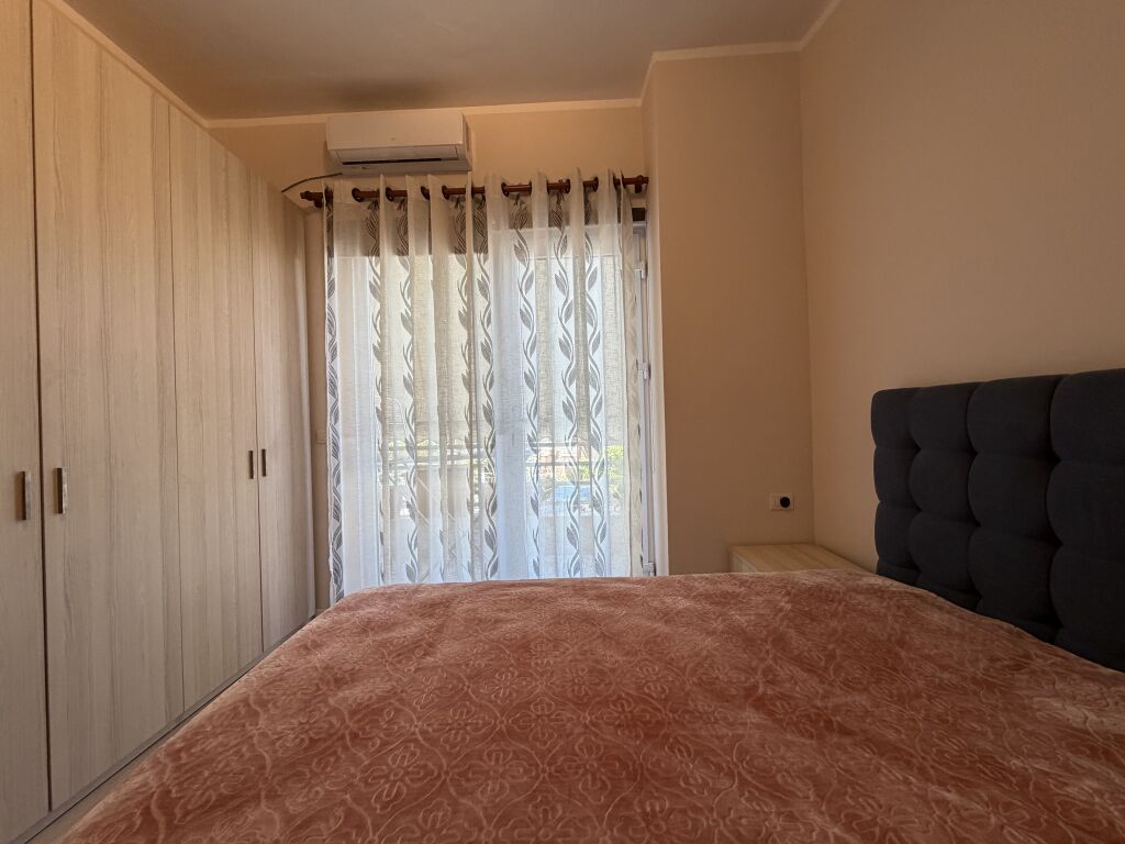 For RENT (57,500 leke/month) apartment 1+1+PARKING, Residence "Kodra e Diellit 1"