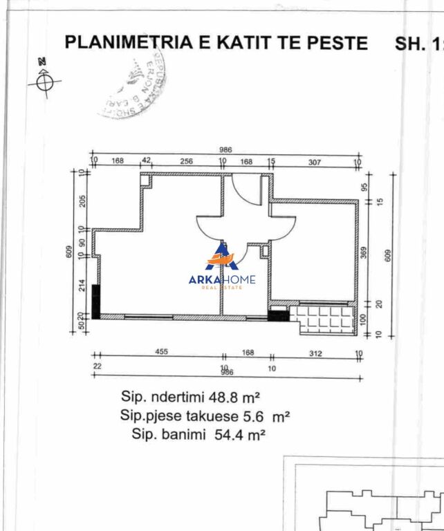 SHITET APARTAMENT 1+1 "MISTO MAME" 10.500.000 LEKE