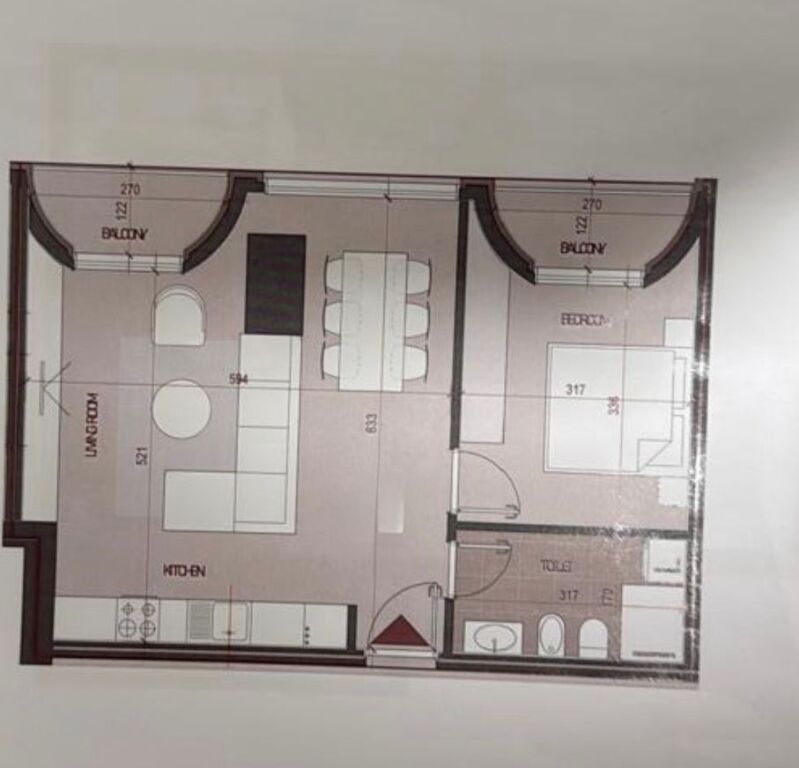 ✨ Appartamento 1+1 in Vendita (Possibilità di Conversione in 2+1) 📍Ora Verticale, Uccello Nero