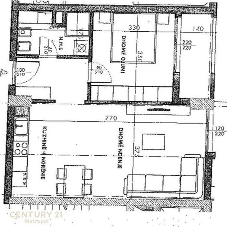 Apartament 1+1+ Post parkimi Për Shitje në Laprakë, Tiranë!