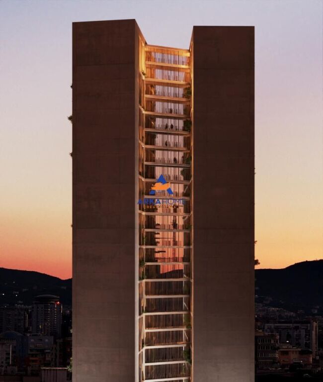 VENDESI APPARTAMENTO 1+1 E 2+1 "GLOW TOWER, VIA SIRI KODRA" PREZZO A SCELTA
