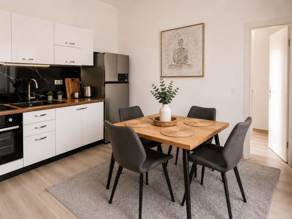 Apartament 1+1 me Qira - Rezidenca Mangalem, Ali Demi