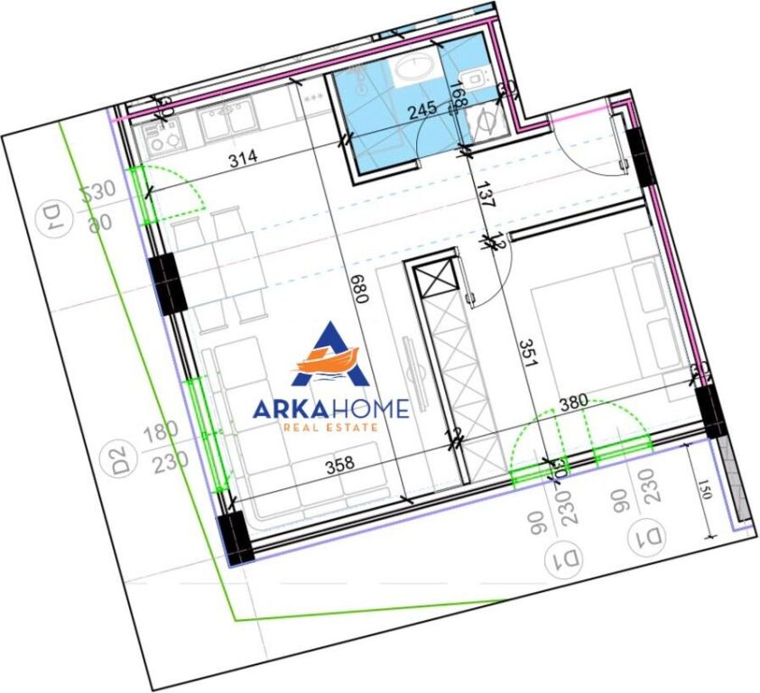 SHITET APARTAMENT 1+1+BALLKON "KODRA E DIELLIT 2" 113.000 EURO (I DISKUTUESHEM)