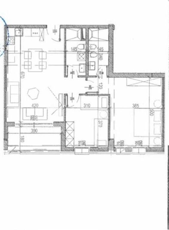 Apartament 2+1+2 per shitje tek River Side Residence