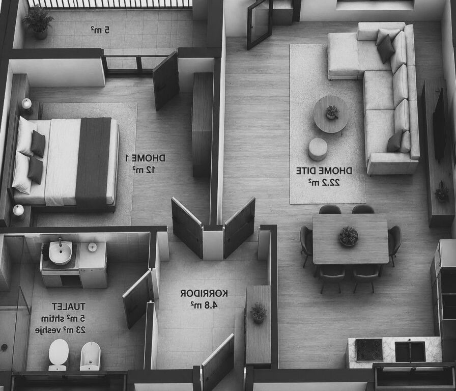 🏡 Shitet Apartament 1+1 në Kompleksin Mangalem (Godinë e Veçuar)