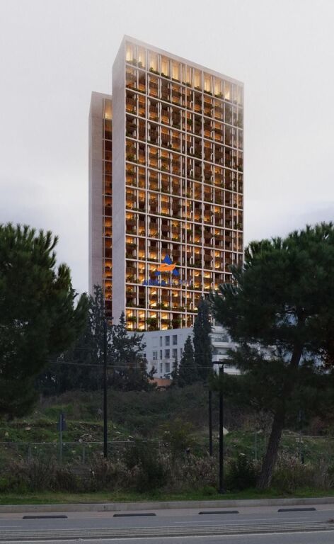VENDESI APPARTAMENTO 1+1 E 2+1 "GLOW TOWER, VIA SIRI KODRA" PREZZO A SCELTA