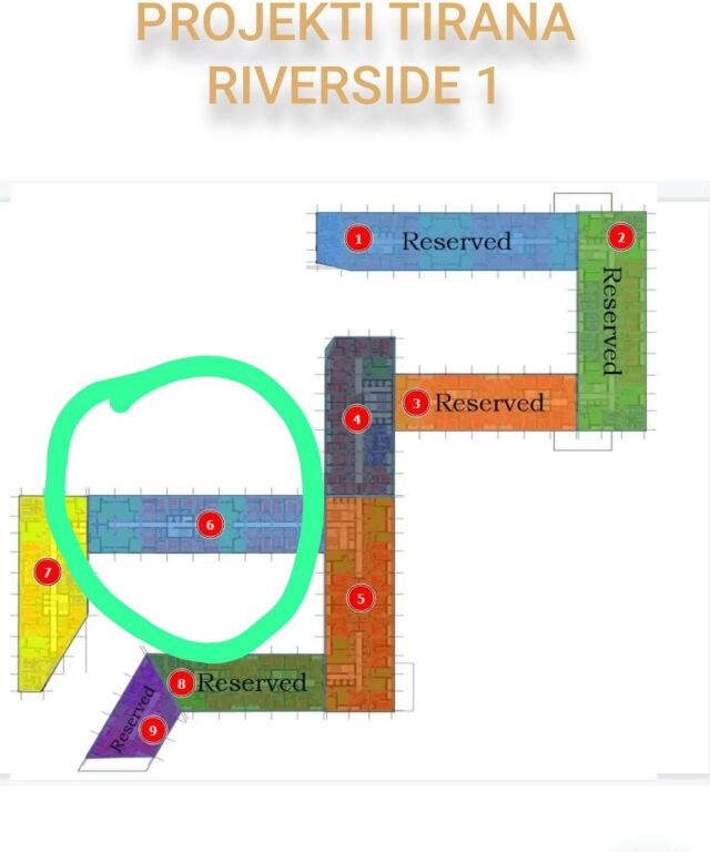 In vendita Ap: ✨️ 2+1+2🚾 1 Balcone 📍Riverside Residence - Di fronte a Deliorgjit (111m²) 🔥 Piano 5, Prezzo: 188K€