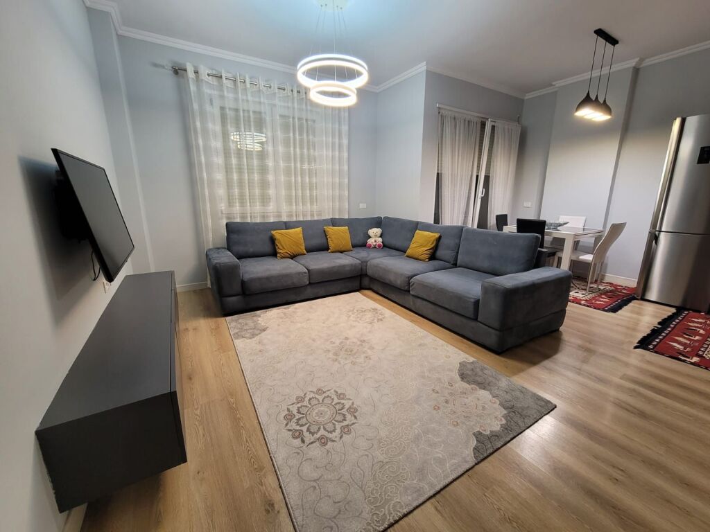 🏢In the 5 Maj area, Abdyl Pajo Street, a 2+1+2 furnished apartment is for rent 600Euro    