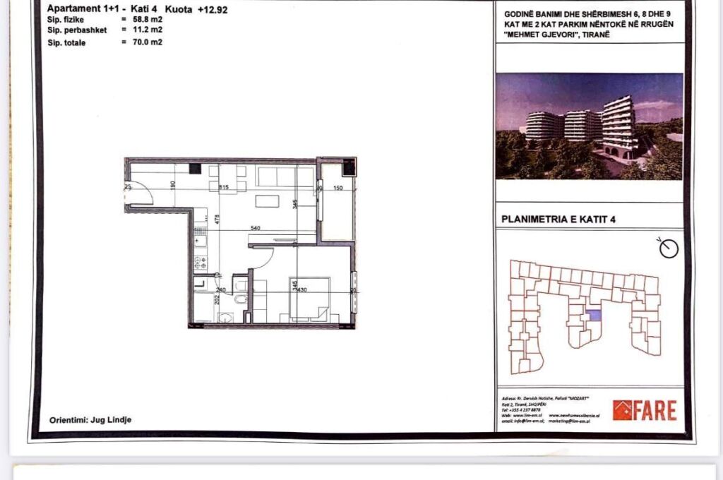 💥 IN VENDITA: Appartamento 1+1 📍Paskuqan (Complesso Aluna) – Esposizione Sud-Est 🌞 – €84.000 – 70 m² – 4° Piano || A Soli 10 Minuti dal Centro di Tirana 🏃🏻‍♂️ – 🔥 PAGAMENTO RATEALE DISPONIBILE 🔥
