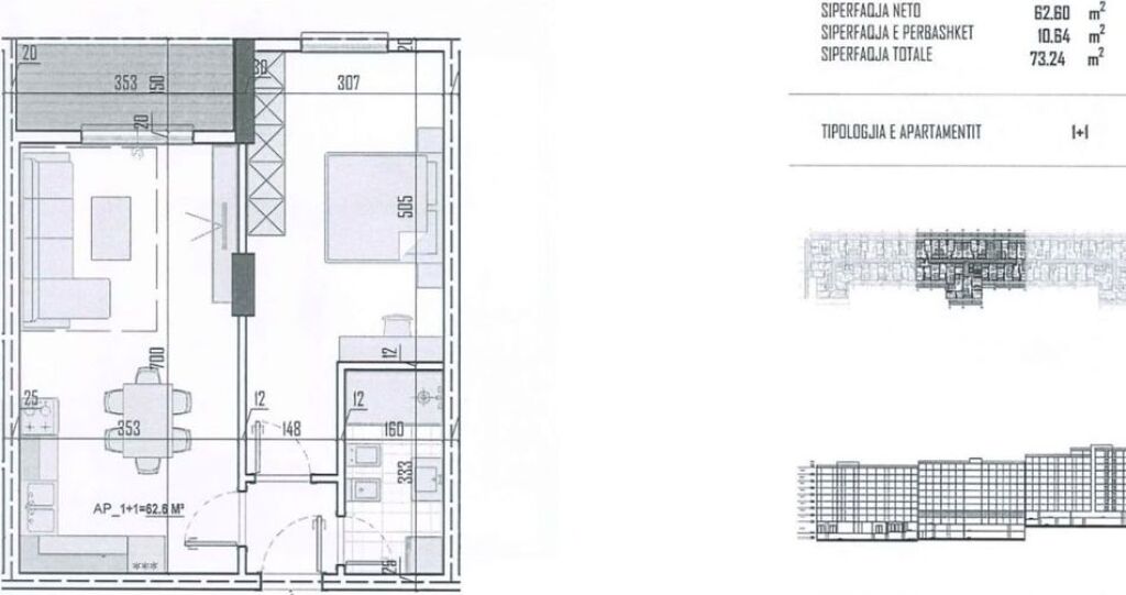 FOR SALE APARTMENT 1+1 TIRANA VIEW RESIDENCE!